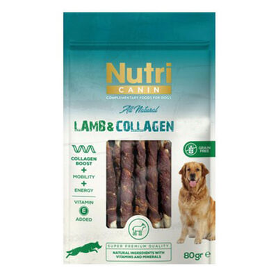 Nutri Canin Lamb Collagen Yumuşak Kuzu Etli Köpek Ödülü 80 Gr