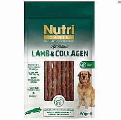 Nutri Canin Lamb Collagen Yumuşak Kuzu Etli Köpek Ödülü 80 Gr - Nutri Canin