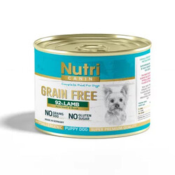 Nutri Canin Puppy Hypo-Allergenic Kuzu Etli Tahılsız Yavru Köpek Konservesi 200 Gr - Nutri Canin