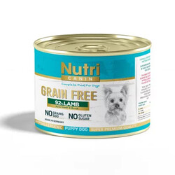 Nutri Canin - Nutri Canin Puppy Hypo-Allergenic Kuzu Etli Tahılsız Yavru Köpek Konservesi 200 Gr