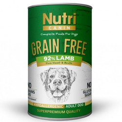 Nutri Canin - Nutri Canin Grain Free Tahılsız Kuzu Etli Köpek Konservesi 400 Gr