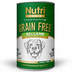 Nutri Canin Grain Free Tahılsız Kuzu Etli Köpek Konservesi 400 Gr - Nutri Canin
