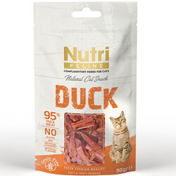 Nutri Feline - Nutri Feline Duck Ördek Etli Tahılsız Kedi Ödülü 50 Gr