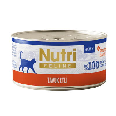 Nutri Feline Jelly Tavuk Etli Tahılsız Kedi Konservesi 70 Gr