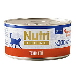 Nutri Feline Jelly Tavuk Etli Tahılsız Kedi Konservesi 70 Gr - Nutri Feline