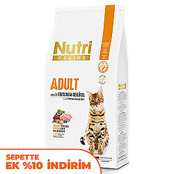 Nutri Feline Poultry Kümes Hayvanlı Glutensiz Kedi Maması 10 Kg - Nutri Feline