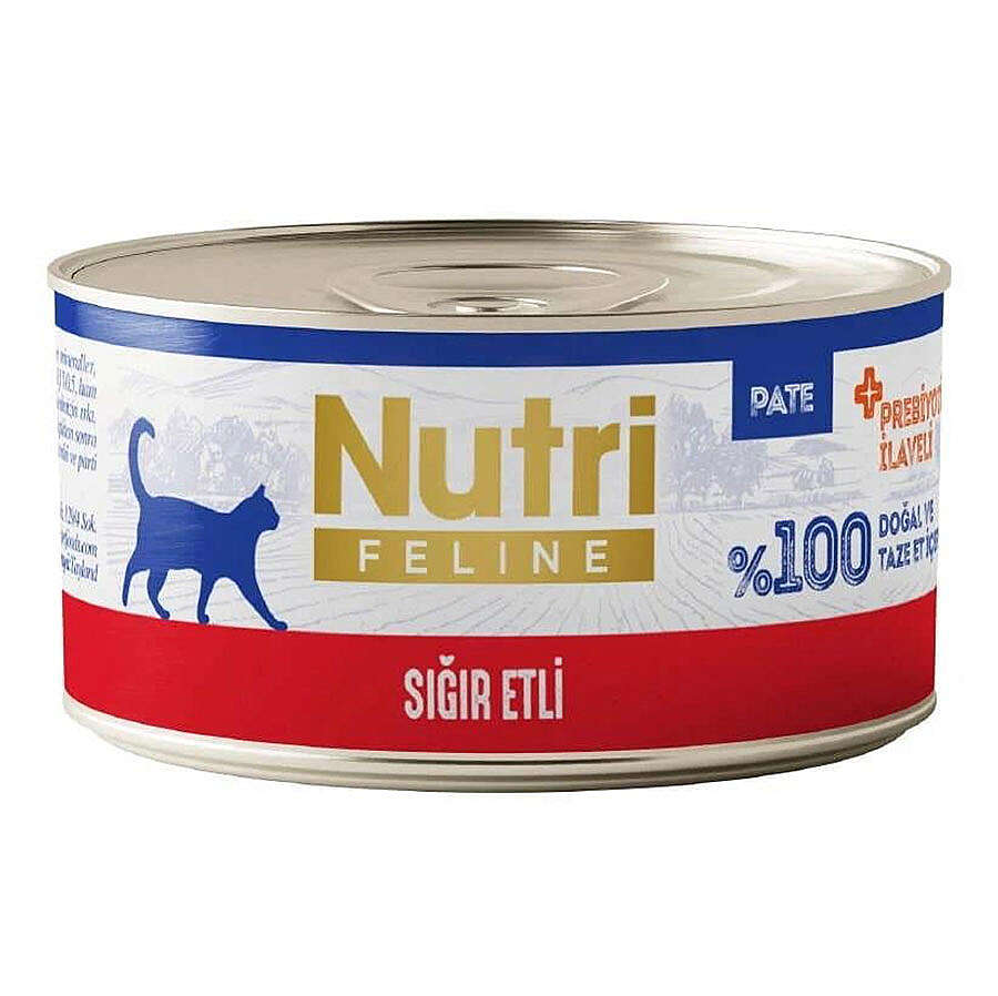 Nutri Feline Sığır Etli Tahılsız Kedi Konservesi 70 Gr