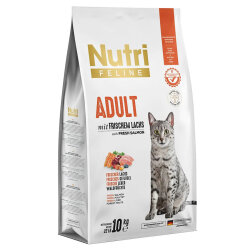 Nutri Feline Somonlu Glutensiz Kedi Maması 10 Kg - Nutri Feline