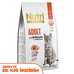 Nutri Feline Somonlu Glutensiz Kedi Maması 10 Kg - Nutri Feline