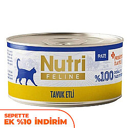 Nutri Feline Pate Tavuk Etli Tahılsız Kedi Konservesi 70 Gr - Nutri Feline