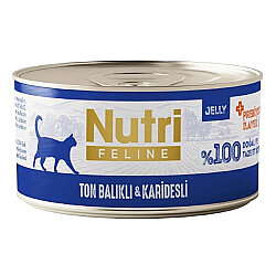 Nutri Feline Ton Balıklı ve Karidesli Tahılsız Kedi Konservesi 70 Gr - Nutri Feline