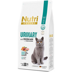 Nutri Feline Urinary Somonlu İdrar Yolu Sağlığı Kedi Maması 10 Kg + 3 Adet 85 Gr Yaş Mama - Thumbnail