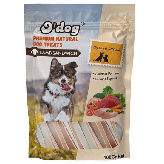 O'Dog Kuzu Etli Sandviç Köpek Ödülü 100 Gr - 1
