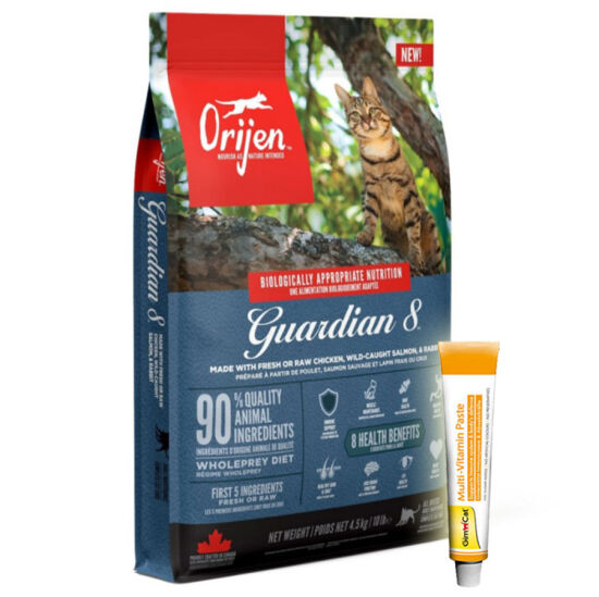 Orijen Guardian 8 Yetişkin Kedi Maması 4,5 Kg + Gimcat 20 Gr Multivitamin Paste - 1