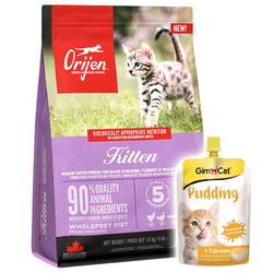 Orijen - Orijen Kitten Yavru Kedi Maması 1,8 Kg + Gimcat Kedi Pudingi 150 Gr