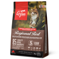 Orijen - Orijen Regional Red Kırmızı Etli Tahılsız Kedi Maması 1,8 Kg + Temizlik Mendili