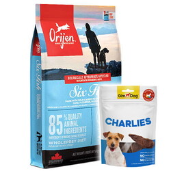 Orijen Six Fish Tahılsız 6 Balıklı Köpek Maması 11,4 Kg + Gimdog 70 Gr Köpek Ödülü - Orijen
