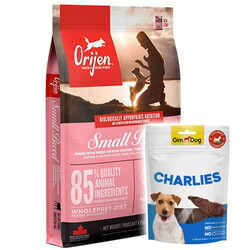 Orijen - Orijen Small Breed Puppy & Adult Yavru ve Yetişkin Köpek Maması 4,5 Kg + Gimdog 70 Gr Köpek Ödülü