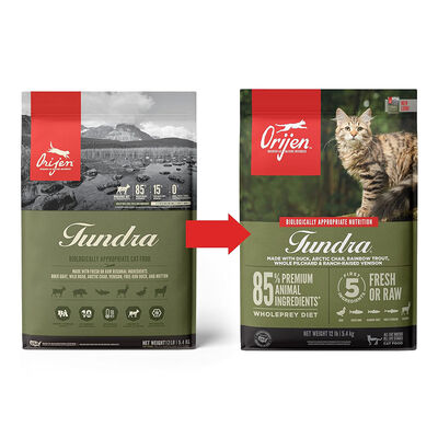 Orijen Tundra Etli Tahılsız Kedi Maması 5,4 Kg + Gimcat 20 Gr Multivitamin Paste
