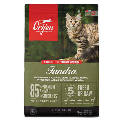 Orijen Tundra Etli Tahılsız Kedi Maması 5,4 Kg + Gimcat 20 Gr Multivitamin Paste