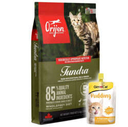 Orijen Tundra Etli Tahılsız Kedi Maması 5,4 Kg + Gimcat Kedi Pudingi 150 Gr - Orijen