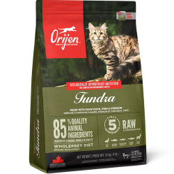 Orijen Tundra Etli Tahılsız Yetişkin Kedi Maması 1,8 Kg - Orijen