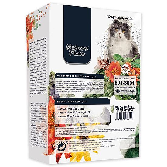 Nature Plan Premium Kedi Çimi 500 ML - 2