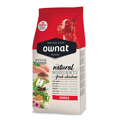 Ownat Classic Energy Adult Tavuklu Köpek Maması 4 Kg + Temizlik Mendili