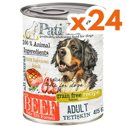 Pati Life Beef Sığır Etli Tahılsız Köpek Konservesi 415 Gr x 24 Adet - Pati Life