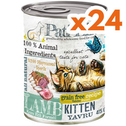 Pati Life Kitten Kuzu Etli Yavru Tahılsız Kedi Konservesi 415 Gr x 24 Adet - Pati Life