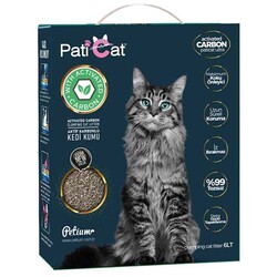 PatiCat - PatiCat Aktif Karbonlu Topaklanan Kedi Kumu 6 Lt