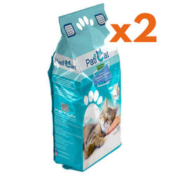 PatiCat - PatiCat Marsilya Sabun Kokulu Doğal İnce Taneli Kedi Kumu 10 Lt x 2 Adet