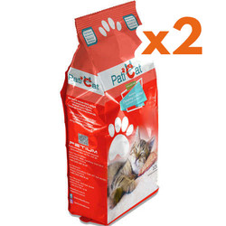 PatiCat - PatiCat Naturel Kokusuz İnce Taneli Kedi Kumu 10 Lt x 2 Adet