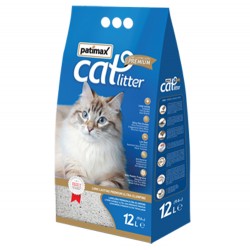 Patimax Premium Bebek Pudralı Ultra Topaklanan Kedi Kumu 12 Lt - Patimax