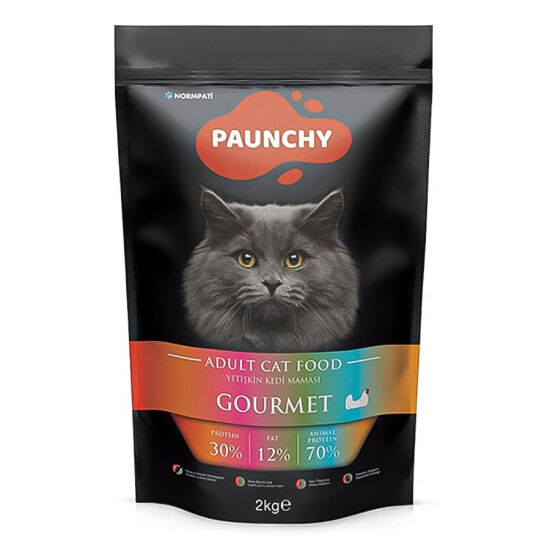 Paunchy Gurme Tavuklu Kedi Maması 2 Kg - 1