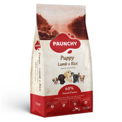 Paunchy Puppy Kuzu Etli Yavru Köpek Maması 15 Kg + 2 Adet Cosmo Konserve 415 Gr - 2