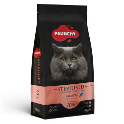 Paunchy Sterilised Somonlu Kısırlaştırılmış Kedi Maması 15 Kg - Paunchy