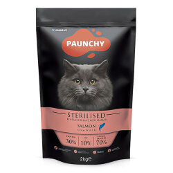 Paunchy Sterilised Somonlu Kısırlaştırılmış Kedi Maması 2 Kg - Paunchy