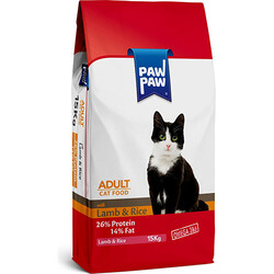 Paw Paw - Paw Paw Lamb Kuzu Etli Yetişkin Kedi Maması 15 Kg