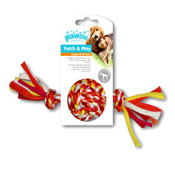 Pawise 14877 Renkli Düğümlü İp Top Köpek Oyuncağı 20 Cm - Pawise