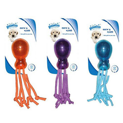 Pawise 14587 Ahtapot İpli Kauçuk Renkli Köpek Oyuncağı Small - Pawise