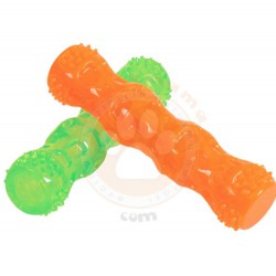 Pawise - Pawise 14506 Kauçuk Sesli Renkli Diş Sağlığı Köpek Oyuncağı 28 Cm
