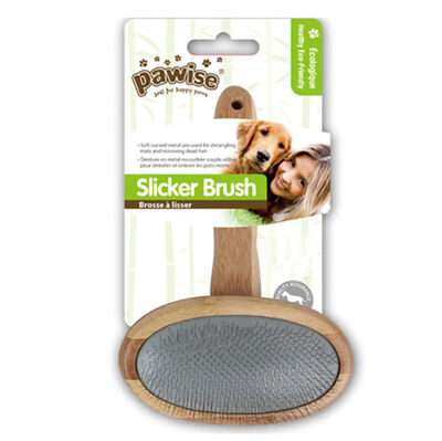 Pawise Large 11476 Elips Tahta Saplı Orta ve Büyük Irk Köpek Tarağı