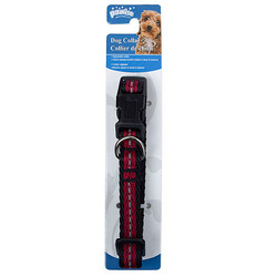Pawise - Pawise Reflektörlü Kırmızı Köpek Boyun Tasması Small 22-35 Cm x 15 mm