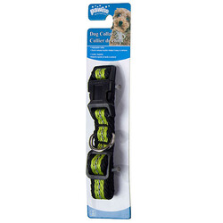 Pawise - Pawise Reflektörlü Yeşil Köpek Boyun Tasması Small 22-35 Cm x 15 mm