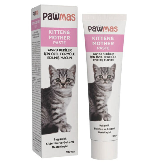 Pawmas Kitten Mother Paste Yavru Bağışıklık Destekleyici Kedi Macunu 100 Gr - 1