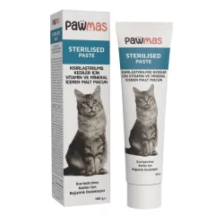 Pawmas Sterilised Kısırlaştırılmış Bağışıklık Destekleyici Kedi Macunu 100 Gr - Pawmas