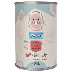 Pawra - Pawra Kitten Kuzu Etli Yavru Kedi Konservesi 415 Gr