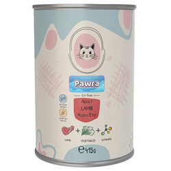 Pawra - Pawra Kuzu Etli Yetişkin Kedi Konservesi 415 Gr