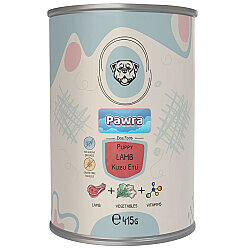 Pawra Puppy Kuzu Etli Yavru Köpek Konservesi 415 Gr - Pawra